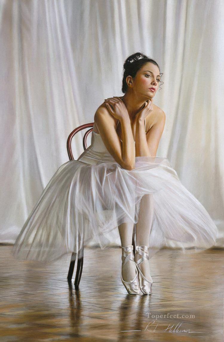 ballet en blanco Pintura al óleo